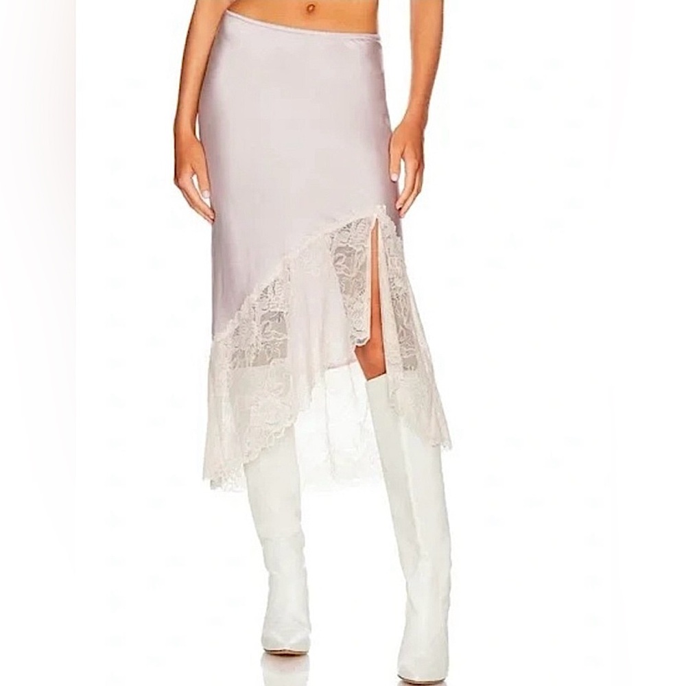 Free People Intimately Heart Eyes Half Slip Midi Skirt - Picture 3 of 12